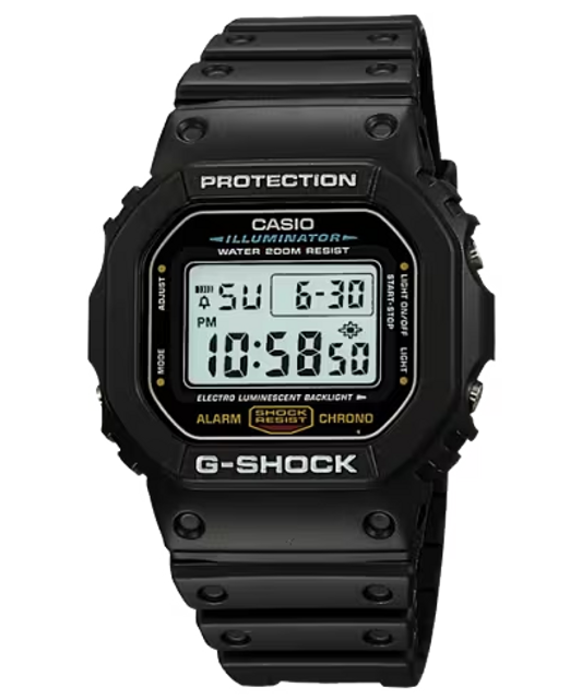Casio DW5600E-1V G-Shock 5600 Series Digital Watch