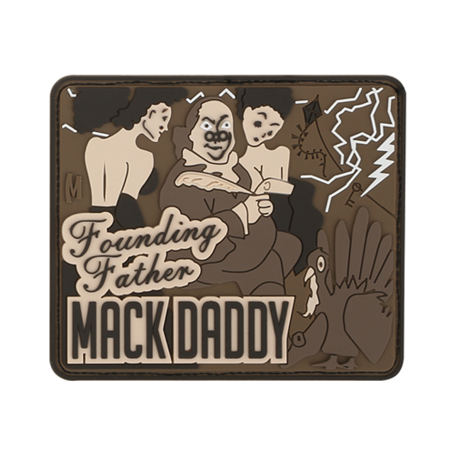 Maxpedition MACKA Ben Franklin Mack Morale Patch Maxpedition MACKA Ben Franklin Mack Morale Patch