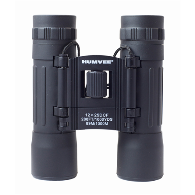 Humvee HMV-B-12X25B Humvee Compact Rubber Binocular - 12 x 25