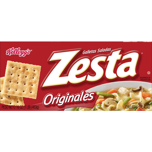 KELLOGGs Kellogg's 00133 Kelloggs Zesta Saltine Crackers - Original - 16 oz - 1 Box