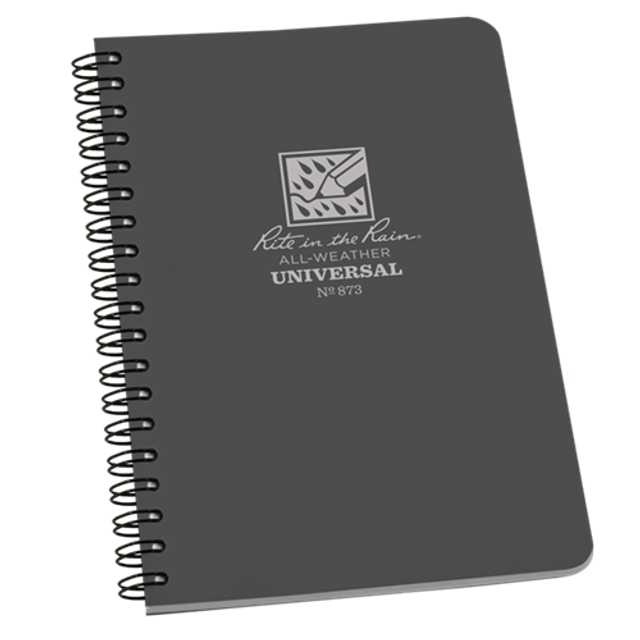 Rite in the Rain 873 Polydura Side-Spiral Notebook (4.875'' x 7'')