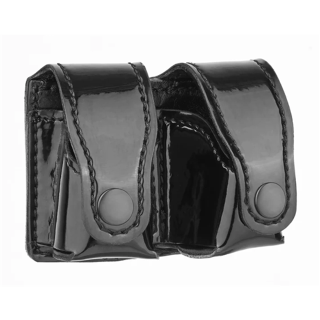 Dutyman 5831B Hi-Gloss Leather Revolver Speed Loader Holders Dutyman 5831B Hi-Gloss Leather Revolver Speed Loader Holders