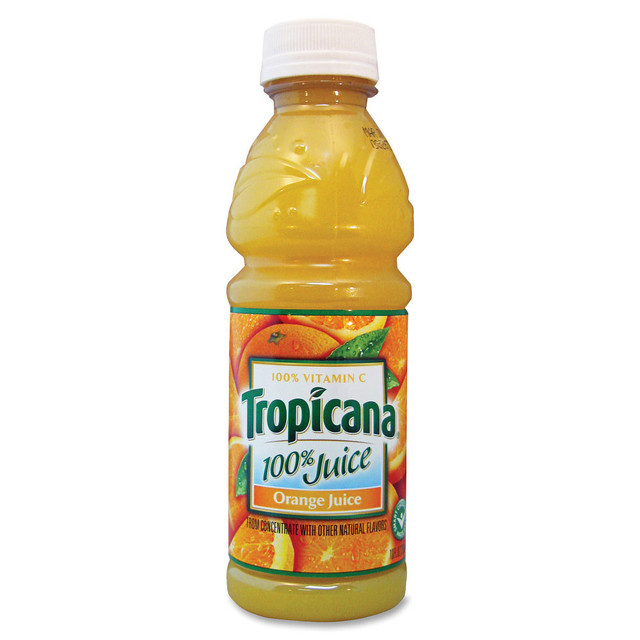 FRITO-LAY COMPANY 75715 Tropicana Orange Juice, 10 Oz. Bottle, Case Of 24