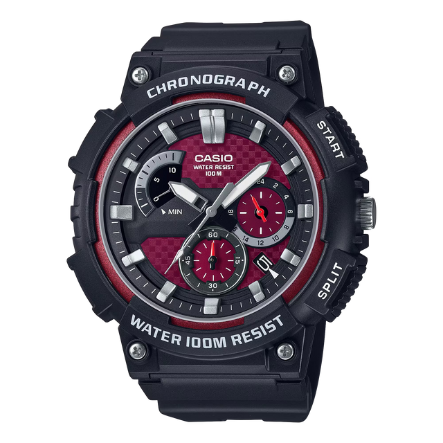 Casio MCW-200H-4AV Analog Watch w/ Retrograde Chronograph