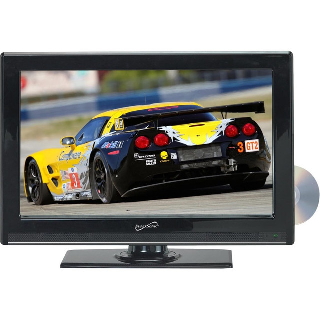 SUPERSONIC INC. SC-2412 Supersonic SC-2412 24in 1080p LED TV/DVD Combination, Black