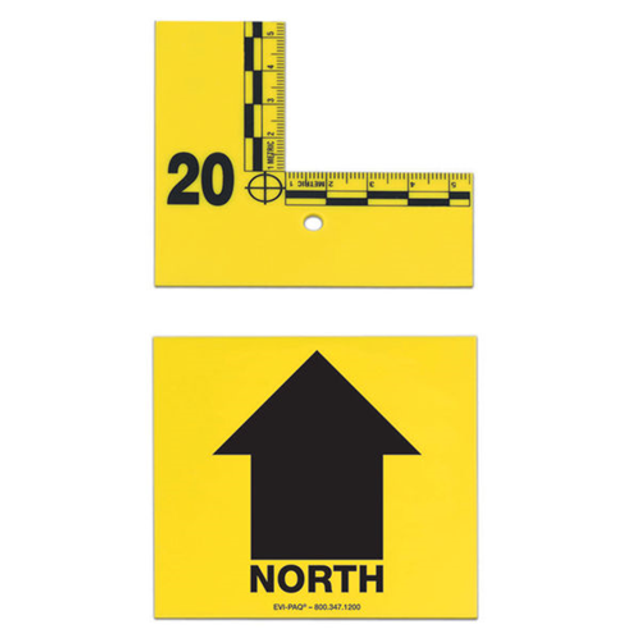 Forensics Source 1007084 Flat-Type Arrow Markers, 3 North, Yellow