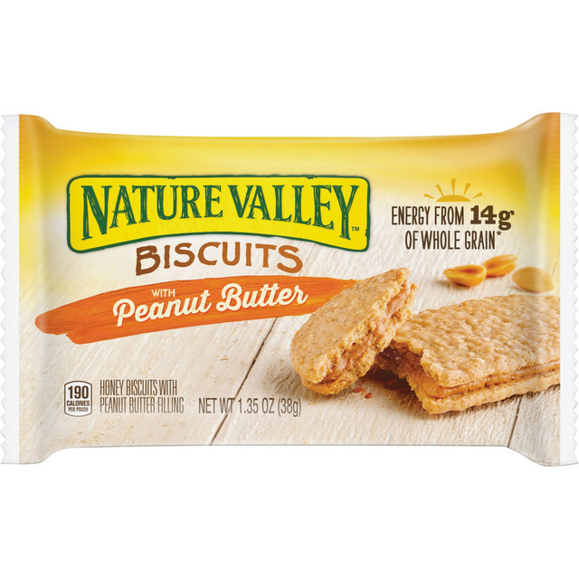 GENERAL MILLS, INC. NATURE VALLEY SN47878  Flavored Biscuits - Peanut Butter, Honey - Box - 1.35 oz - 16 / Box