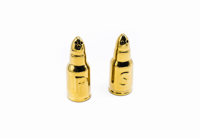Caliber Gourmet CBG-1036 Bullet Salt & Pepper Shakers