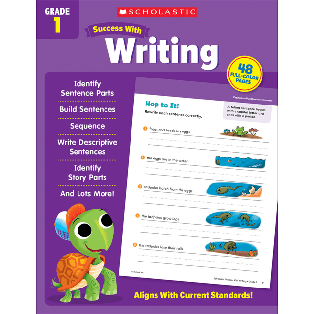 SCHOLASTIC TEACHER RESOURCES 9781338798708 Scholastic Success With Writing, Grade 1