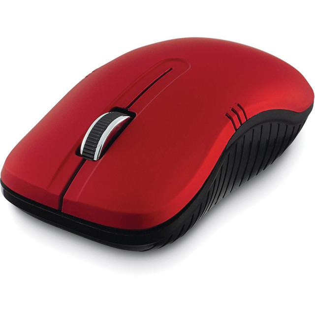 VERBATIM AMERICAS LLC 99767 Verbatim Commuter Series USB Type-A Wireless Notebook Optical Mouse, Matte Red, 99767