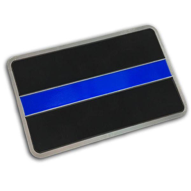 Thin Blue Line EMBLEM-TBL-BLACK Vehicle Emblem - Classic Thin Blue Line Thin Blue Line EMBLEM-TBL-BLACK Vehicle Emblem - Classic Thin Blue Line