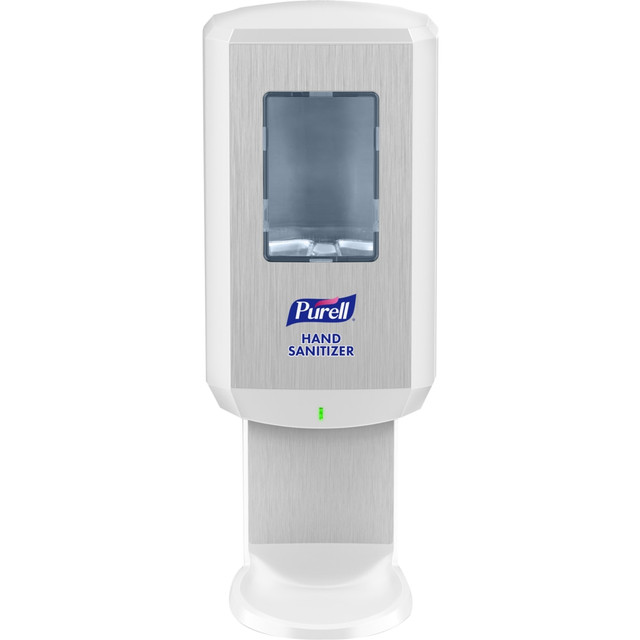 GOJO INDUSTRIES INC 7820-01 Purell CS8 Touch-Free Hand Sanitizer Dispenser, 10-5/16inH x 5-13/16inW x 3-15/16inD, White GOJO INDUSTRIES INC 7820-01 Purell CS8 Touch-Free Hand Sanitizer Dispenser, 10-5/16inH x 5-13/16inW x 3-15/16inD, White