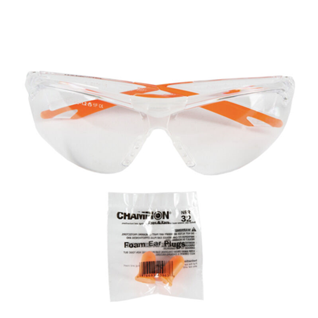 Champion Targets 40716 Champion Targets 40716 Shooting Glasses & Earplug Combo Pack