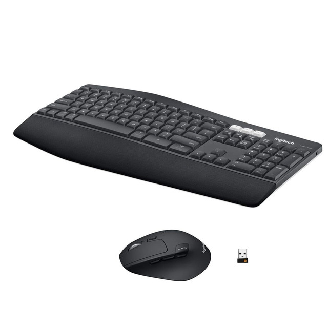 LOGITECH 920-008219 MK850 Wireless Keyboard & Mouse, Black LOGITECH 920-008219 MK850 Wireless Keyboard & Mouse, Black