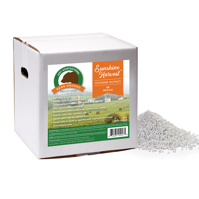 E. BROOKMYER, INC. Just Scentsational GSOP-40  Sunshine Harvest SOP Granular Fertilizer, 40 Lb