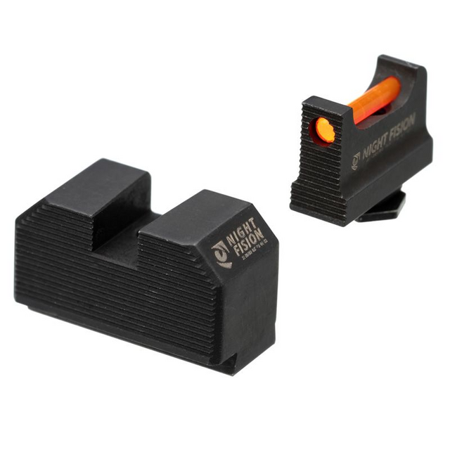 Night Fision GLK-001-330-353-RFZX Optic Height Fiber Optic Sight Set for Glock 17/19/45/48 w/ RMR/507C/SRO/ACRO