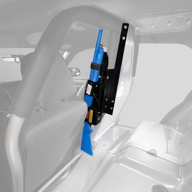 Pro-Gard Industries GPC4713S-H Ford Interceptor Utility 2020 - 2021 Vertical Pro-cell Mount Single Weapon Tri-Lock Gun Rack w/Handcuff Key