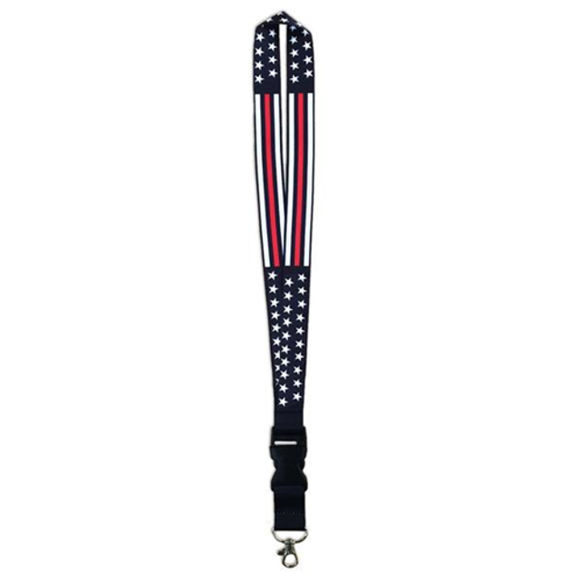 Thin Blue Line TRL-AM-LAN Thin Red Line Lanyard - Stars and Stripes Thin Blue Line TRL-AM-LAN Thin Red Line Lanyard - Stars and Stripes