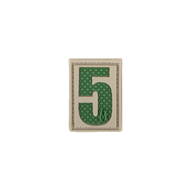 Maxpedition NUM5A Number 5 Morale Patch Maxpedition NUM5A Number 5 Morale Patch