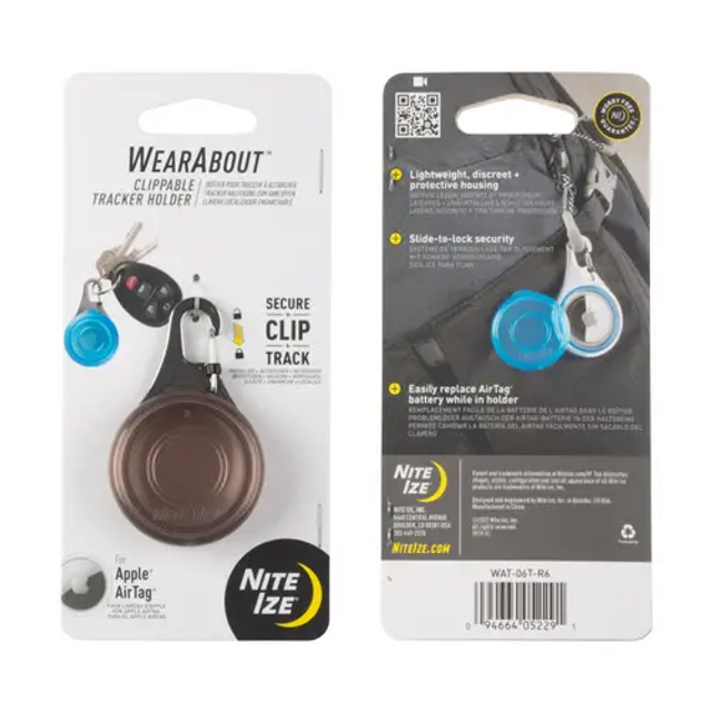 Nite-Ize WAT-06T-R6 WearAbout Clippable Tracker Holder