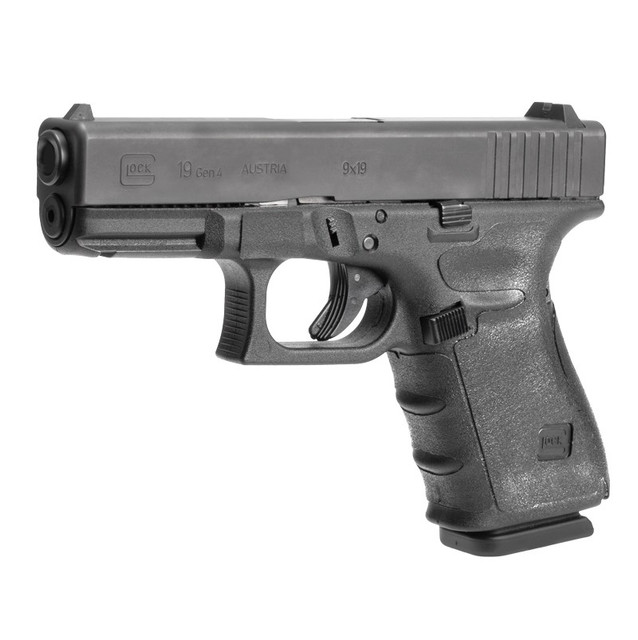 Hogue 17240 Glock 19 23 32 Wrap Rub BLK Gen 4 SB