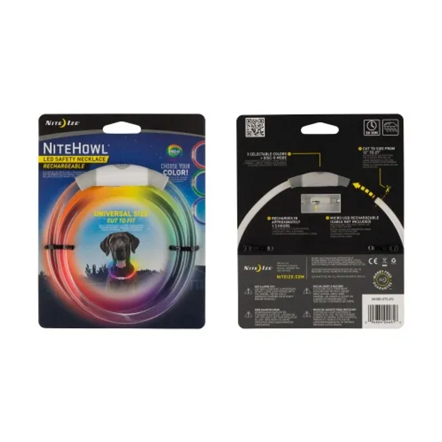 Nite-Ize NHOR-07S-R3 NiteHowl Rechargeable LED Safety Necklace - Disc-O Select