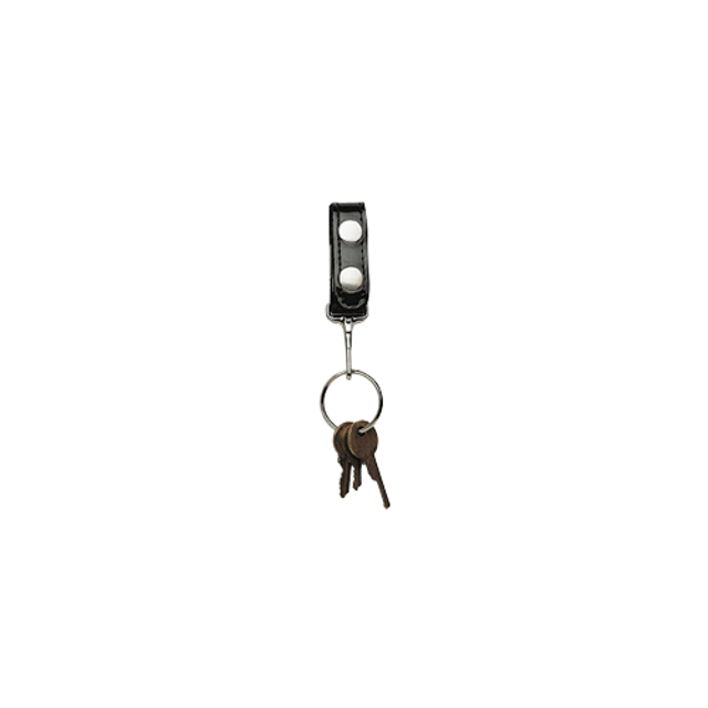 Boston Leather 5435-3-GLD Belt Keeper With Key Snap Boston Leather 5435-3-GLD Belt Keeper With Key Snap
