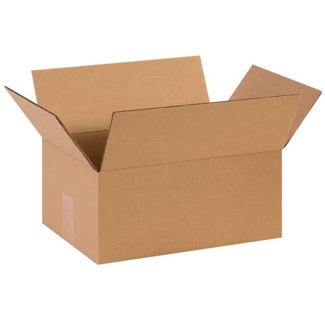 B O X MANAGEMENT, INC. 14106 Partners Brand Corrugated Boxes, 14in x 10in x 6in, Kraft, Pack Of 25