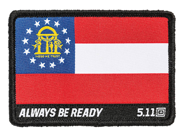 5.11 Tactical 81237-999-1 SZ Georgia State Flag Patch