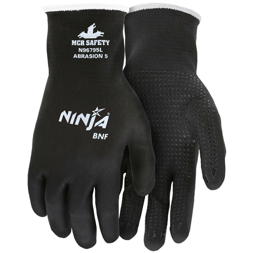 MCR Safety N96795L Ninja BNF, 15 G-full and dots coat