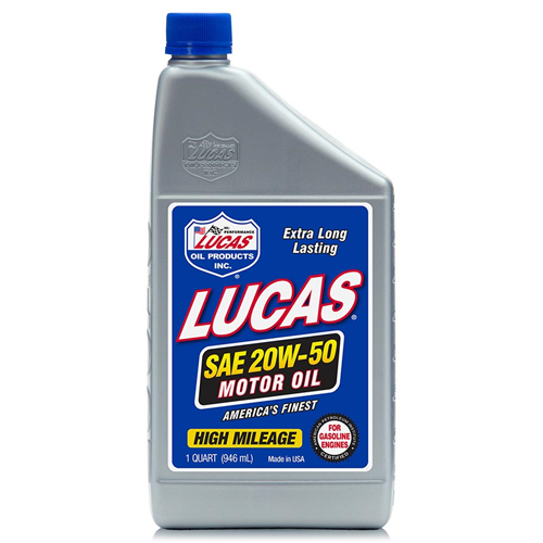 Lucas Oil 10252-6 SAE 20W-50 Plus High Performance Motor Oil