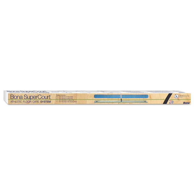 BONAKEMI USA, INC. WM710013471 Bona SuperCourt Athletic Floor Care System, 60in Head, 66in Handle, Blue