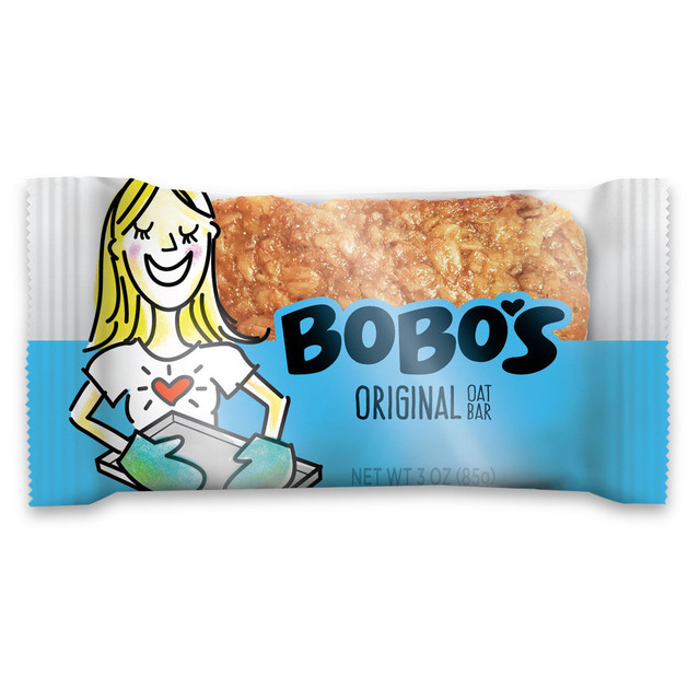 SIMPLY DELICIOUS, INC. 101-D-CS BoBos Oat Bars, Original, 3.5 Oz, Box of 48 Bars