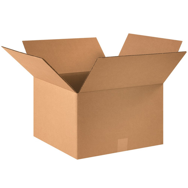 B O X MANAGEMENT, INC. 161610 Partners Brand Corrugated Boxes, 16in x 16in x 10in, Kraft, Pack Of 25 B O X MANAGEMENT, INC. 161610 Partners Brand Corrugated Boxes, 16in x 16in x 10in, Kraft, Pack Of 25