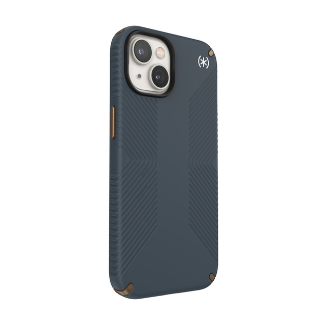 SAMSONITE LLC 150059-3068 Speck Presidio2 Grip MagSafe iPhone 14 Case, Charcoal, 150059-3068