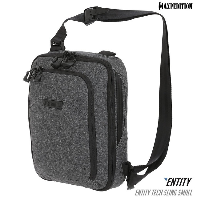 Maxpedition NTTSLTSCH ENTITY Tech Sling Bag (Small) (Charcoal) Maxpedition NTTSLTSCH ENTITY Tech Sling Bag (Small) (Charcoal)