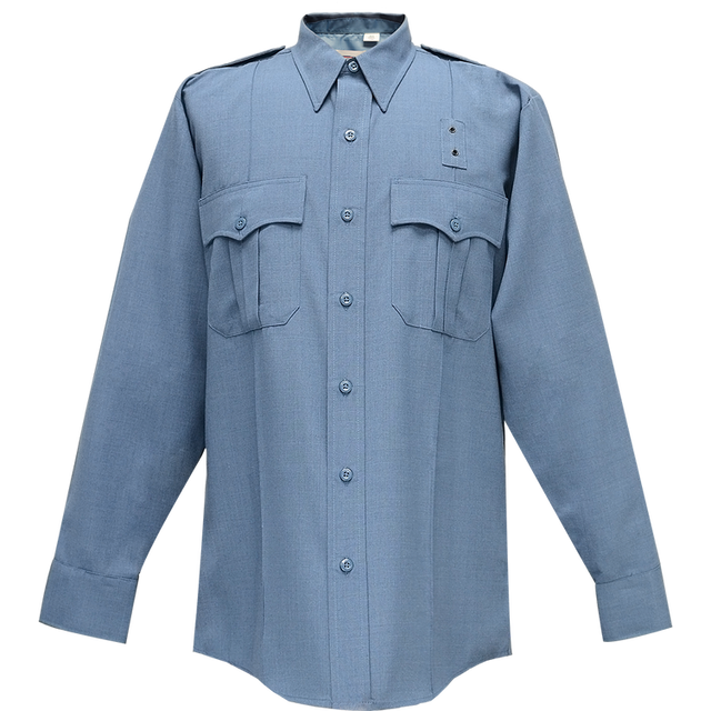 Flying Cross 05W84 26 16.5 32/33 Justice Long Sleeve Shirt w/ Pleated Pockets