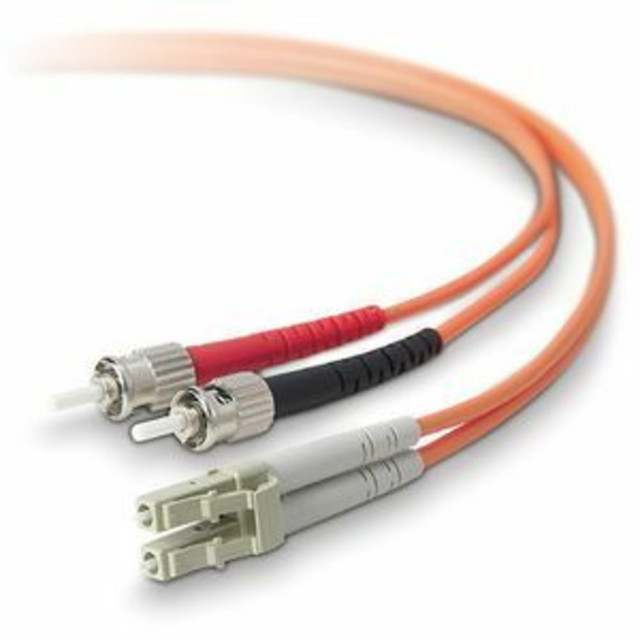 BELKIN, INC. F2F402L0-15M Belkin Duplex Fiber Optic Patch Cable - LC Male - ST Male - 49.21ft BELKIN, INC. F2F402L0-15M Belkin Duplex Fiber Optic Patch Cable - LC Male - ST Male - 49.21ft