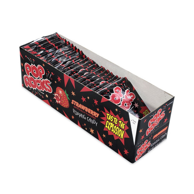 KRAFT FOODS, INC POP ROCKS® 20900231 Sugar Candy,Strawberry, 0.33 oz Pouches, 24/Carton