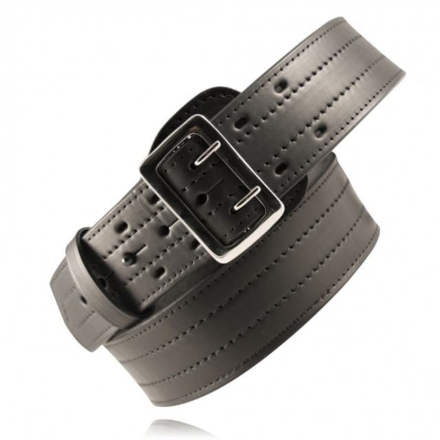 Boston Leather 6504-BRN-1-30-GLD Sam Browne Belt, Four-Row Stitched, 2 1/4 Wide Boston Leather 6504-BRN-1-30-GLD Sam Browne Belt, Four-Row Stitched, 2 1/4 Wide