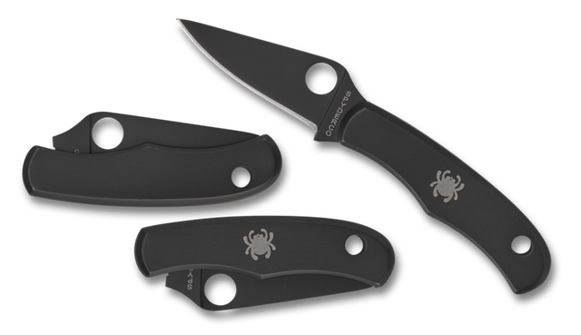 Spyderco C133BKP Spyderco Bug Stainless Steel PlainEdge Folding Knife Spyderco C133BKP Spyderco Bug Stainless Steel PlainEdge Folding Knife
