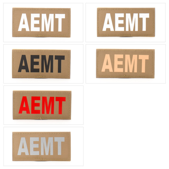 Eleven 10 E10-7001-AEMT-CYT/GLO 2x4 Med ID Patch Eleven 10 E10-7001-AEMT-CYT/GLO 2x4 Med ID Patch