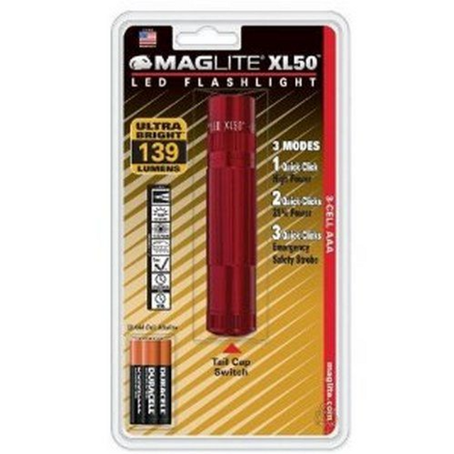 Maglite XL50-S3037 XL50 LED 3 AAA-Cell Flashlight Maglite XL50-S3037 XL50 LED 3 AAA-Cell Flashlight