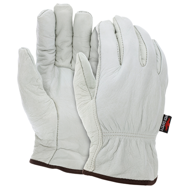 MCR Safety 3250S Sel Cow Grain Drivr Red Fleece Str Thmb MCR Safety 3250S Sel Cow Grain Drivr Red Fleece Str Thmb