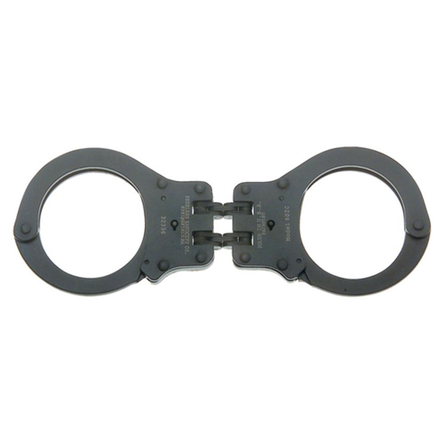 Peerless Handcuff Company 4802-10 Model 802C Hinged Handcuff - Black Oxide Finish Peerless Handcuff Company 4802-10 Model 802C Hinged Handcuff - Black Oxide Finish