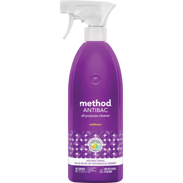 METHOD PRODUCTS, INC. MTH01454EA Method Antibac All-Purpose Cleaner, Wildflower, 28 Oz