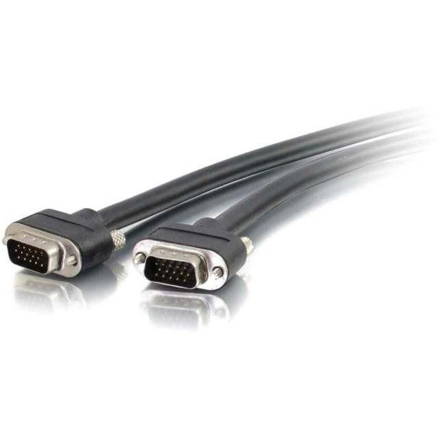 LASTAR INC. C2G 50210  1ft Select VGA Video Cable M/M - In-Wall CMG-Rated - 1 ft VGA Video Cable for Video Device, Monitor, Projector - First End: 1 x 15-pin HD-15 - Male - Second End: 1 x 15-pin HD-15 - Male - Black