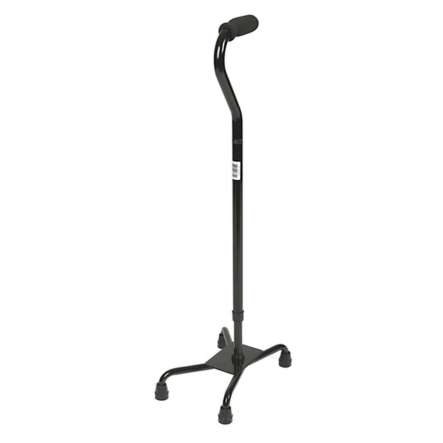 MEDLINE INDUSTRIES, INC. MDS86228 Medline Quad Canes, Large Base, Aluminum, Case Of 2 MEDLINE INDUSTRIES, INC. MDS86228 Medline Quad Canes, Large Base, Aluminum, Case Of 2