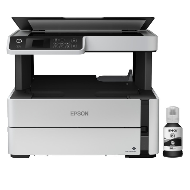 EPSON AMERICA INC. C11CH43201 Epson EcoTank ET-M2170 SuperTank Wireless All-In-One Monochrome Printer EPSON AMERICA INC. C11CH43201 Epson EcoTank ET-M2170 SuperTank Wireless All-In-One Monochrome Printer
