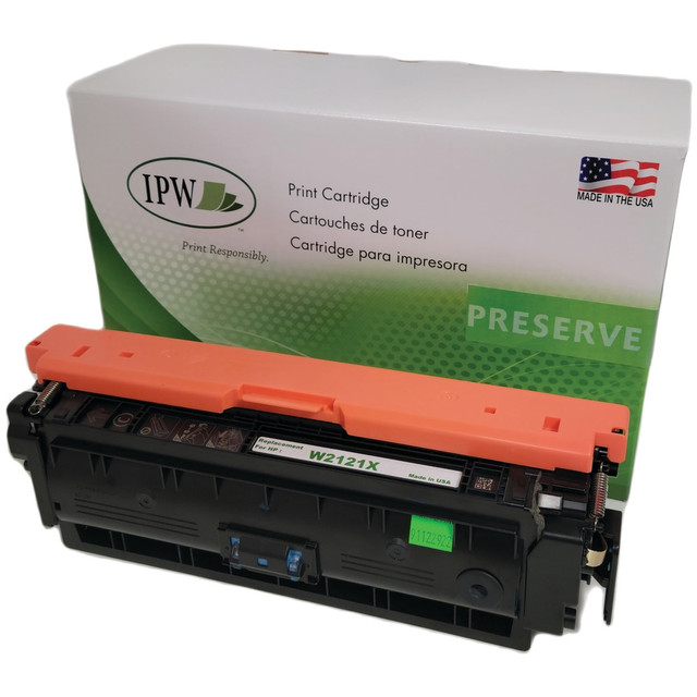 IMAGE PROJECTIONS WEST, INC. IPW W2121XN-ODP  Preserve Remanufactured Cyan High Yield Toner Cartridge Replacement For HP W2121X, W2121XN-ODP